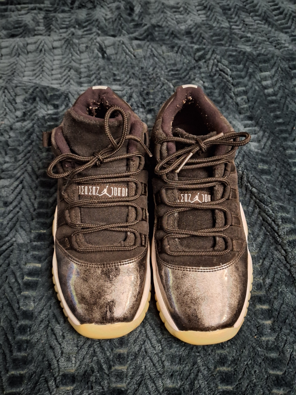 Jordan Kids' Black Retro Low-Top Sneakers